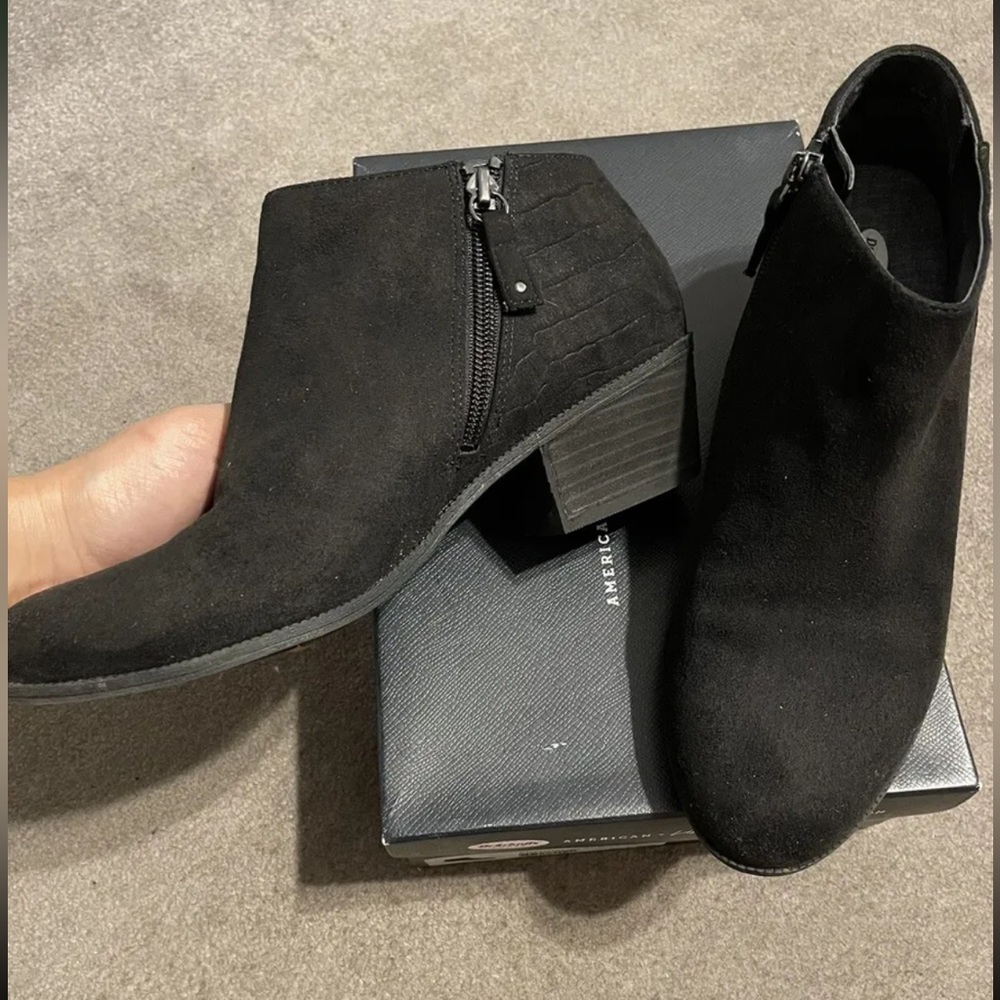 Dr. Scholl’s Women’s Brendel Black Zip Bootie - Sz 8.5